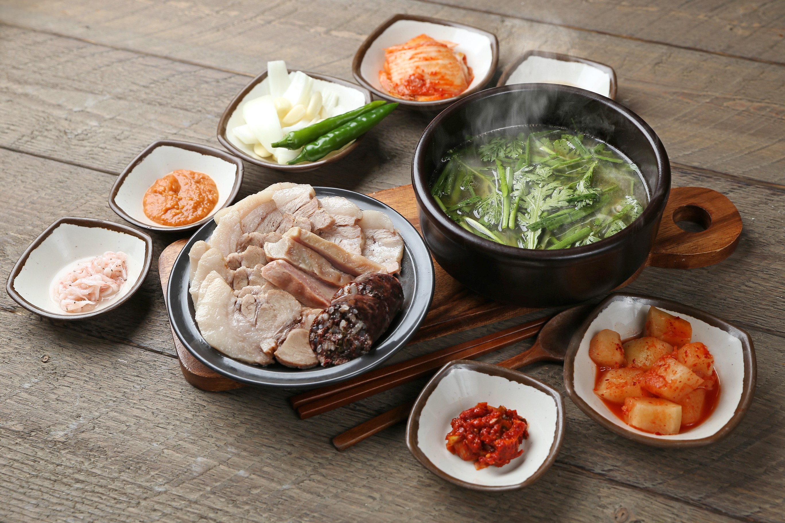 Boiled Pork Slices Set Menu (Meat + Offal + Sundae)