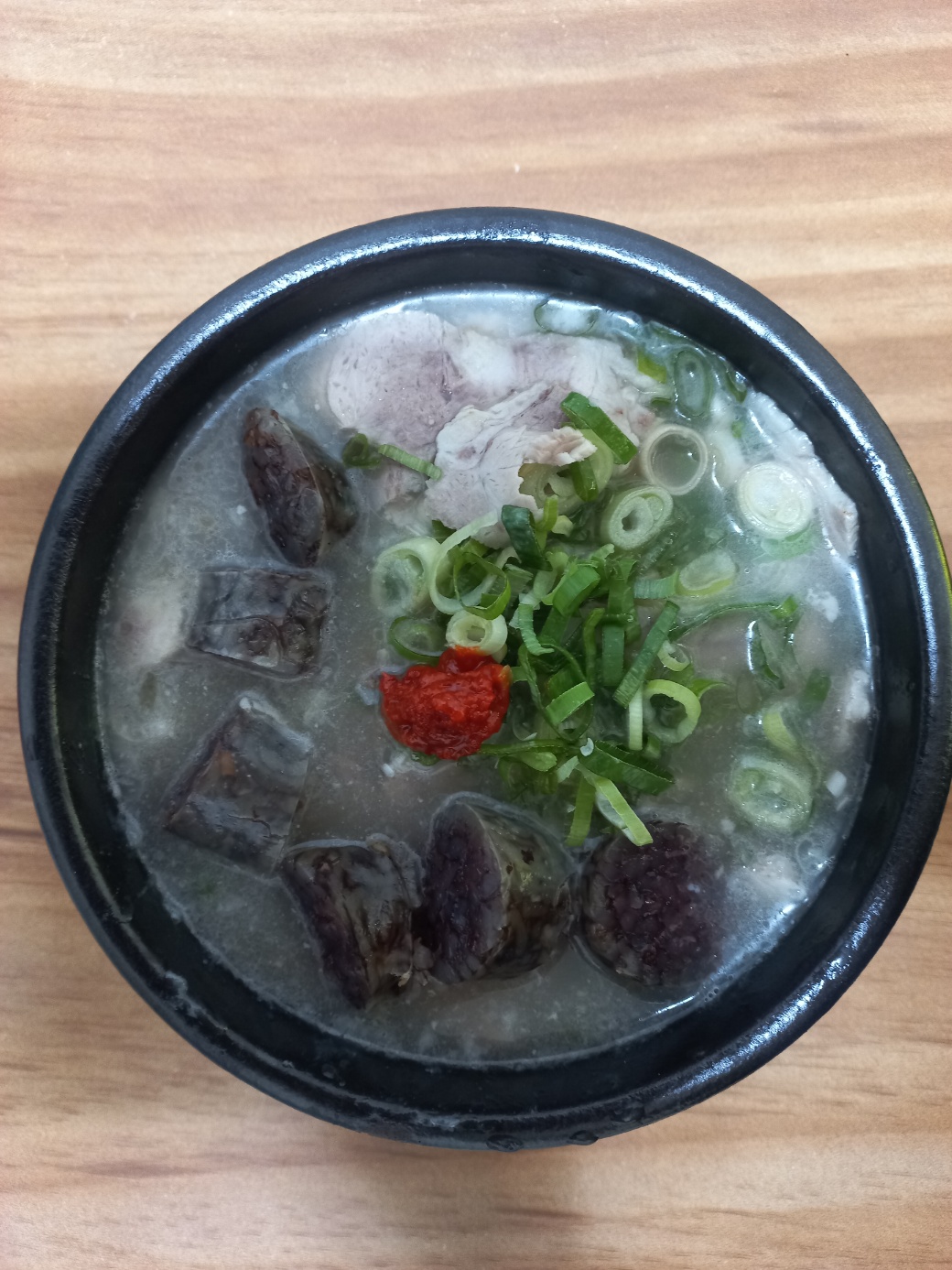 Sundae and Rice Soup