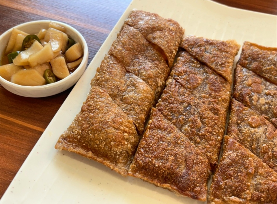 Spicy buckwheat pancakes