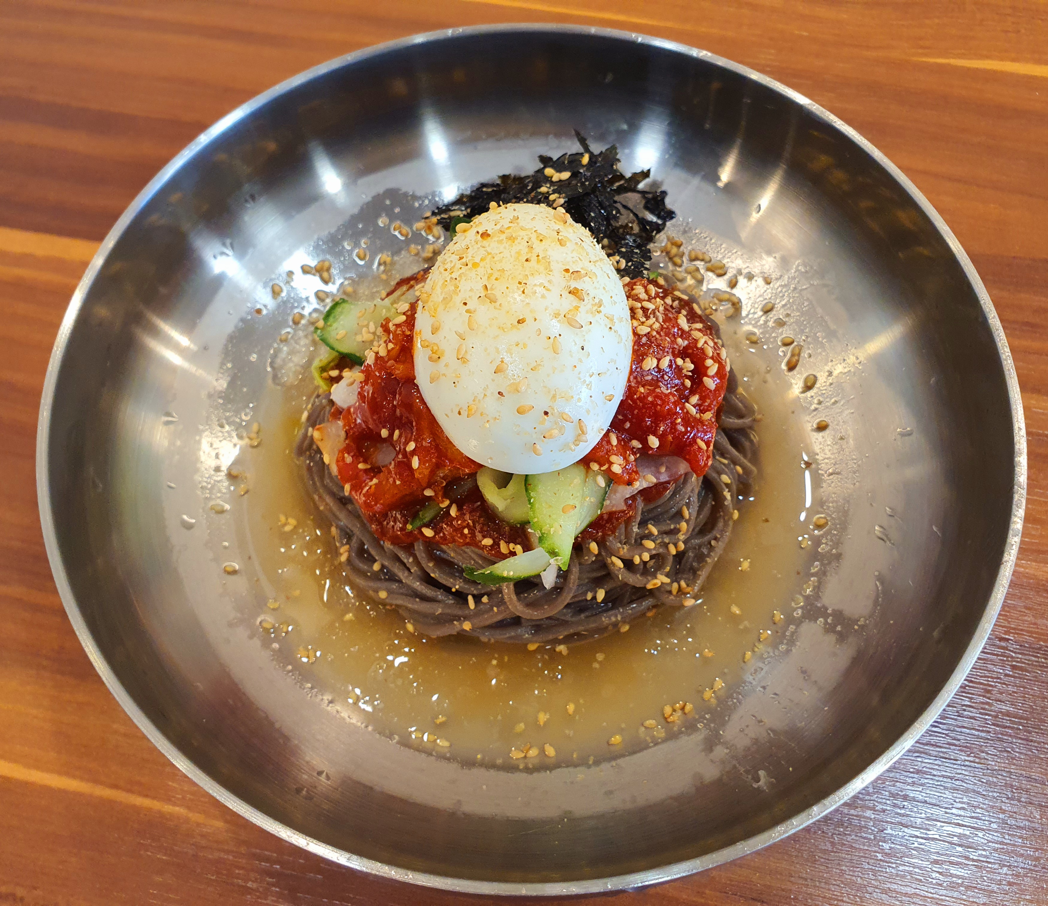 Raw Pollock Spicy Buckwheat Noodles