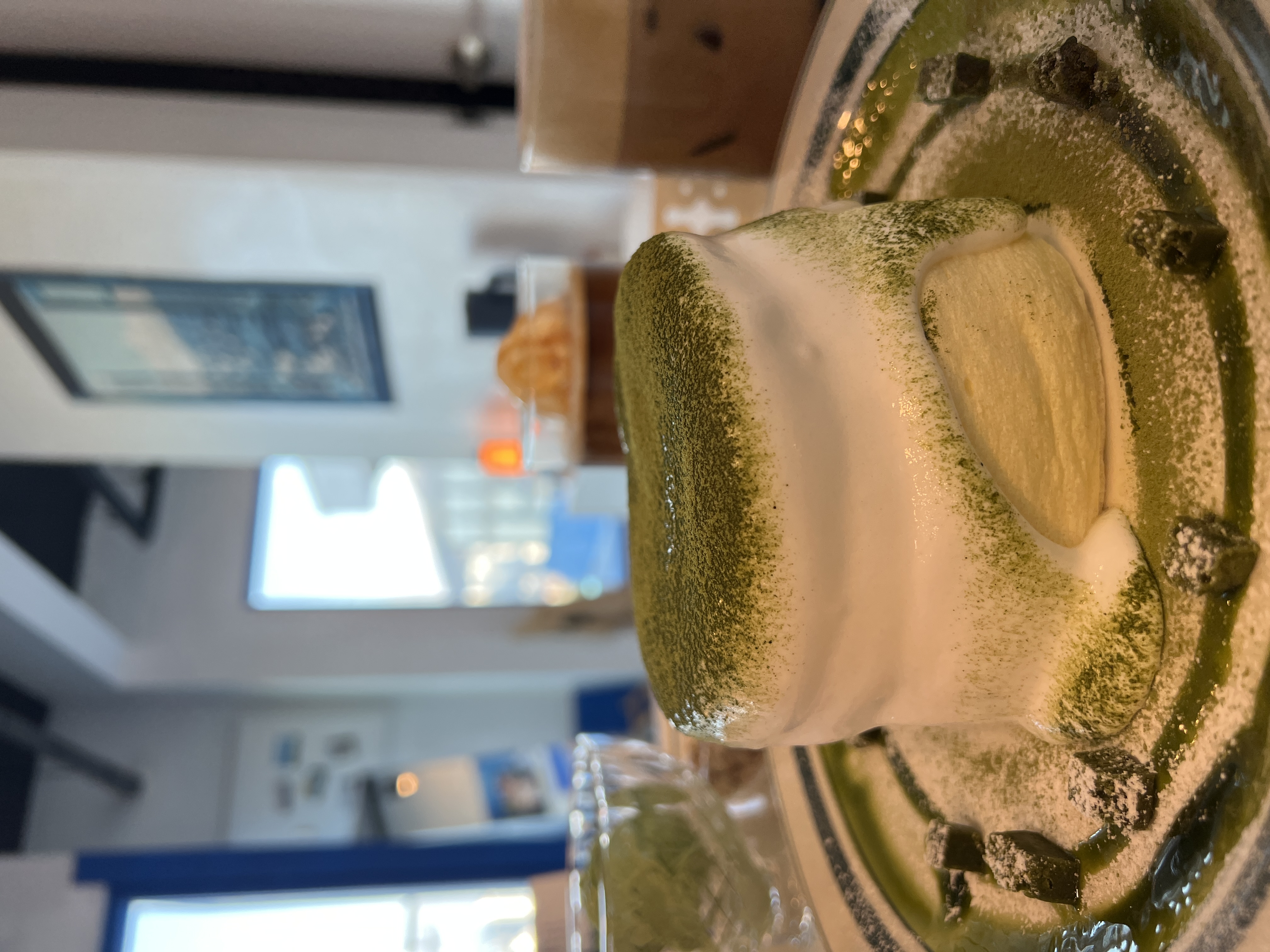 Matcha soufflé