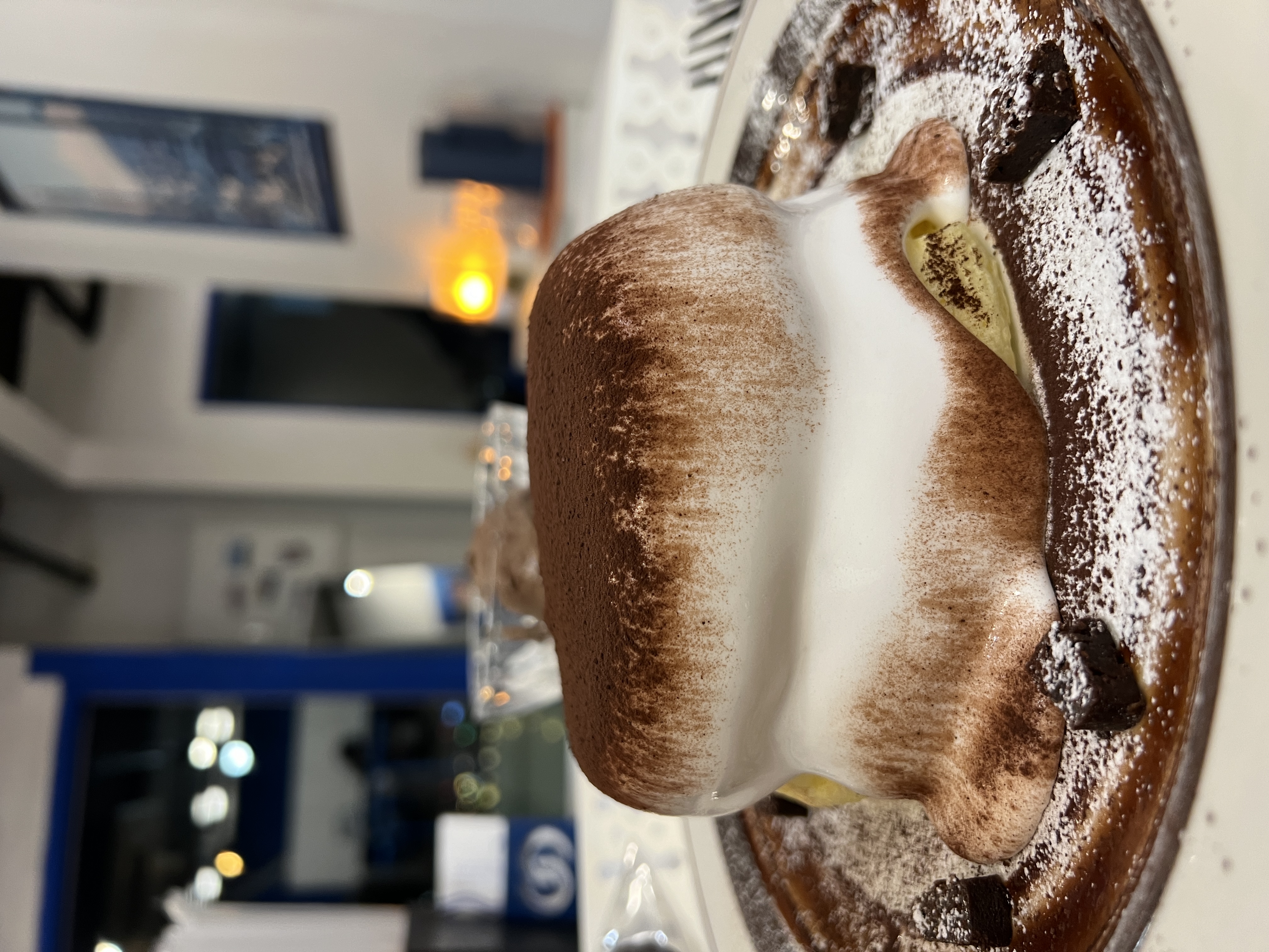 Chocolate soufflé
