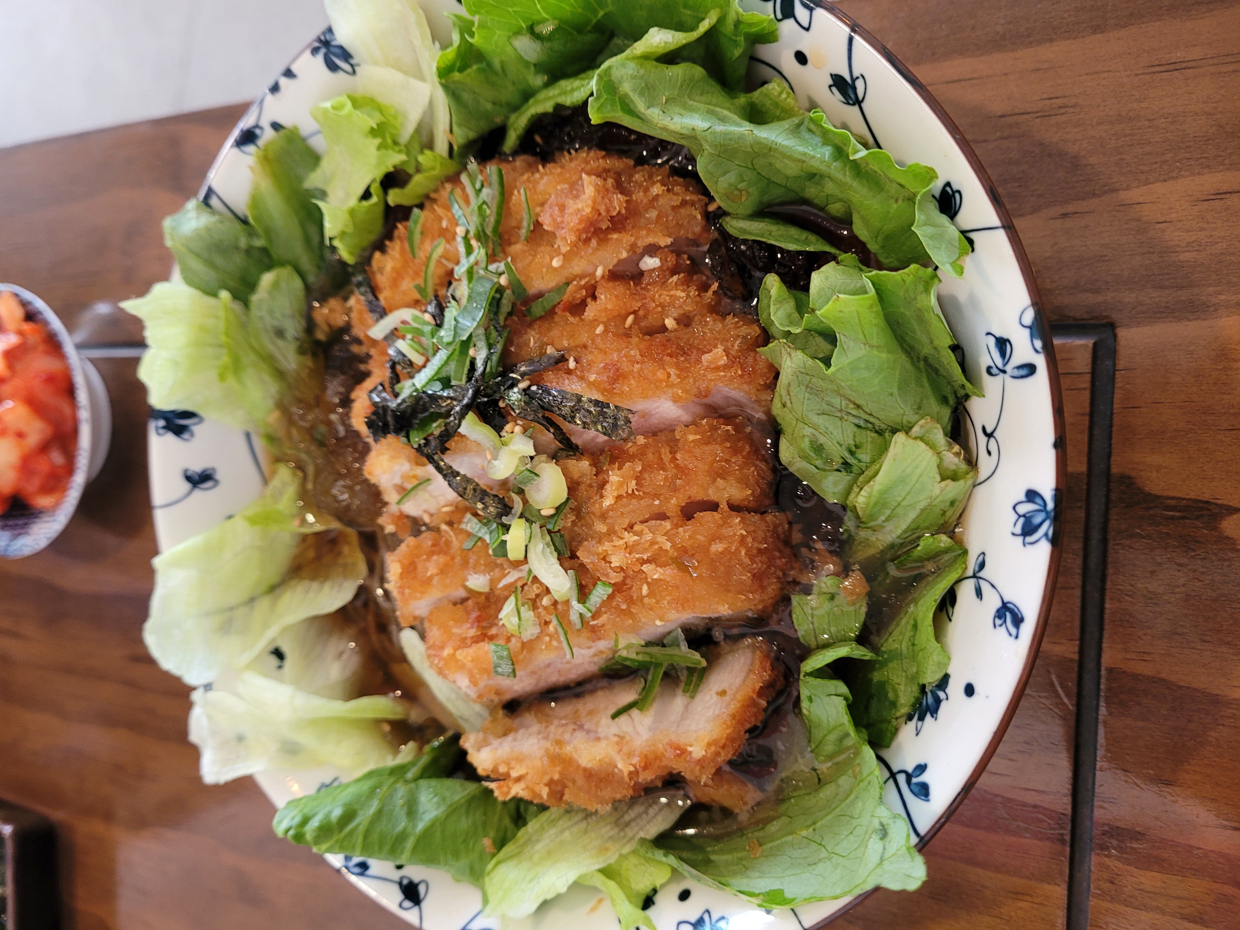 Pork Cutlet and Cold Buckwheat Noodles