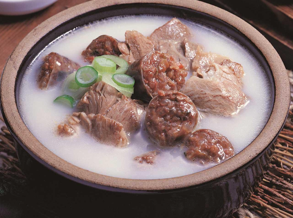 Sundae and Rice Soup