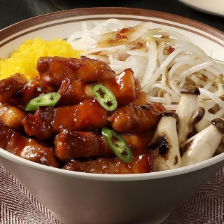Stir-fried Pork Belly with Rice