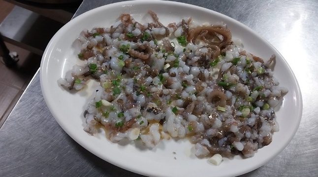 Live Chopped Octopus