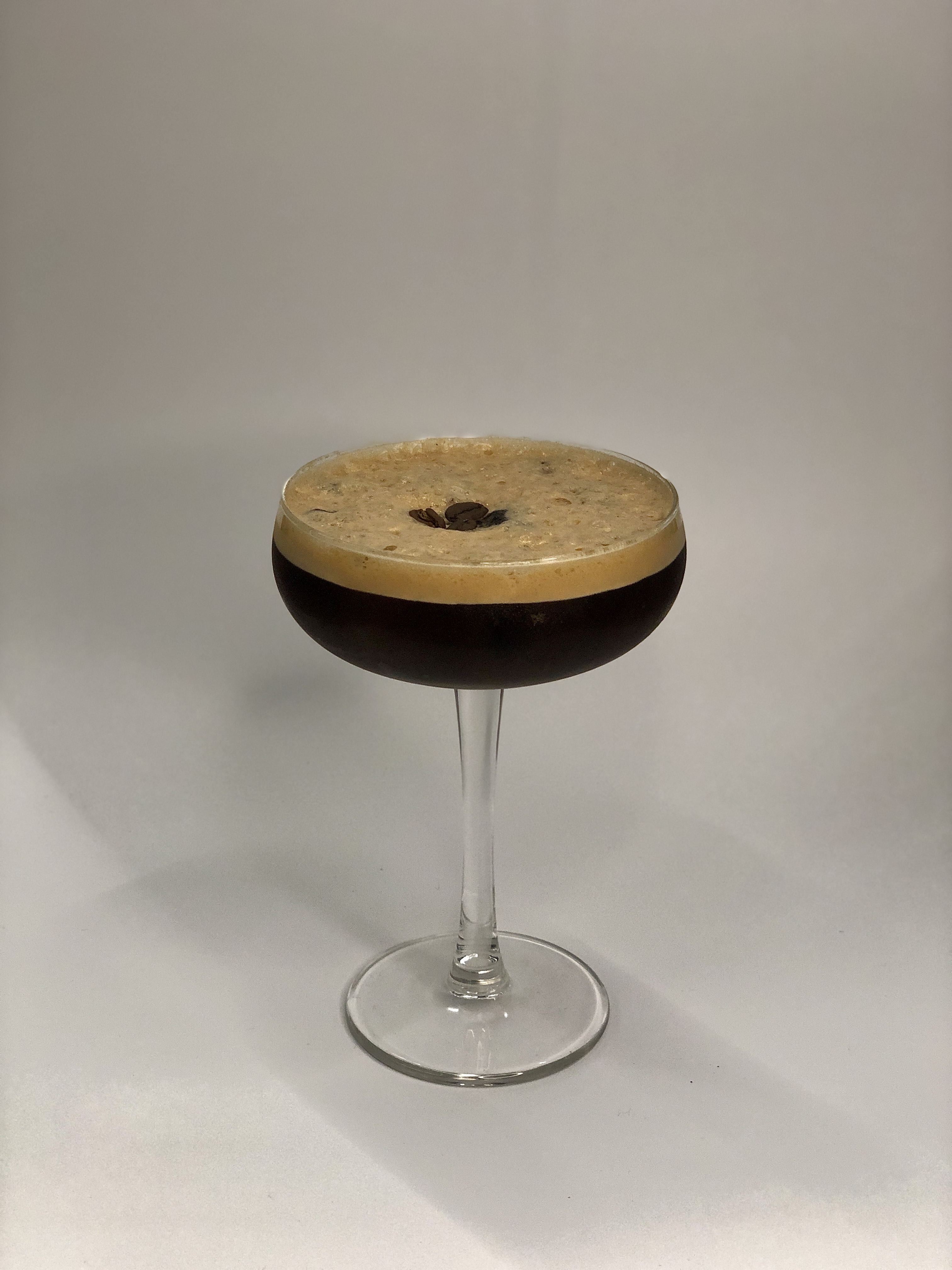 Shakerato (espresso + ice + brown sugar + shaking)