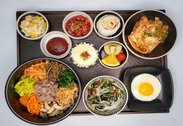 Hot Stone Pot Bibimbap Set Menu