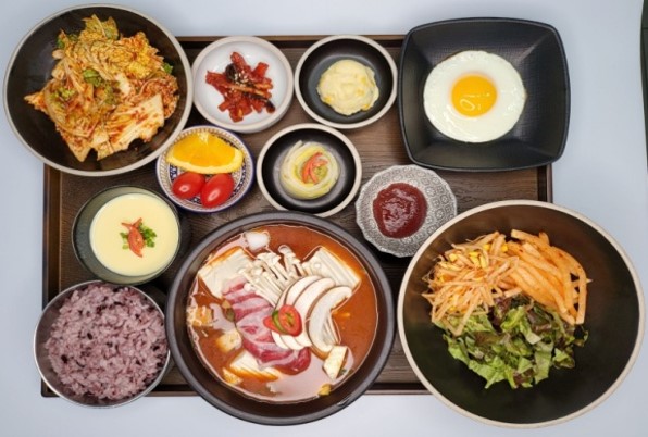 Beef Brisket and Soybean Paste Jjigae Set Menu