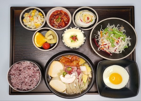 Black Pork and Kimchi Jjigae Set Menu