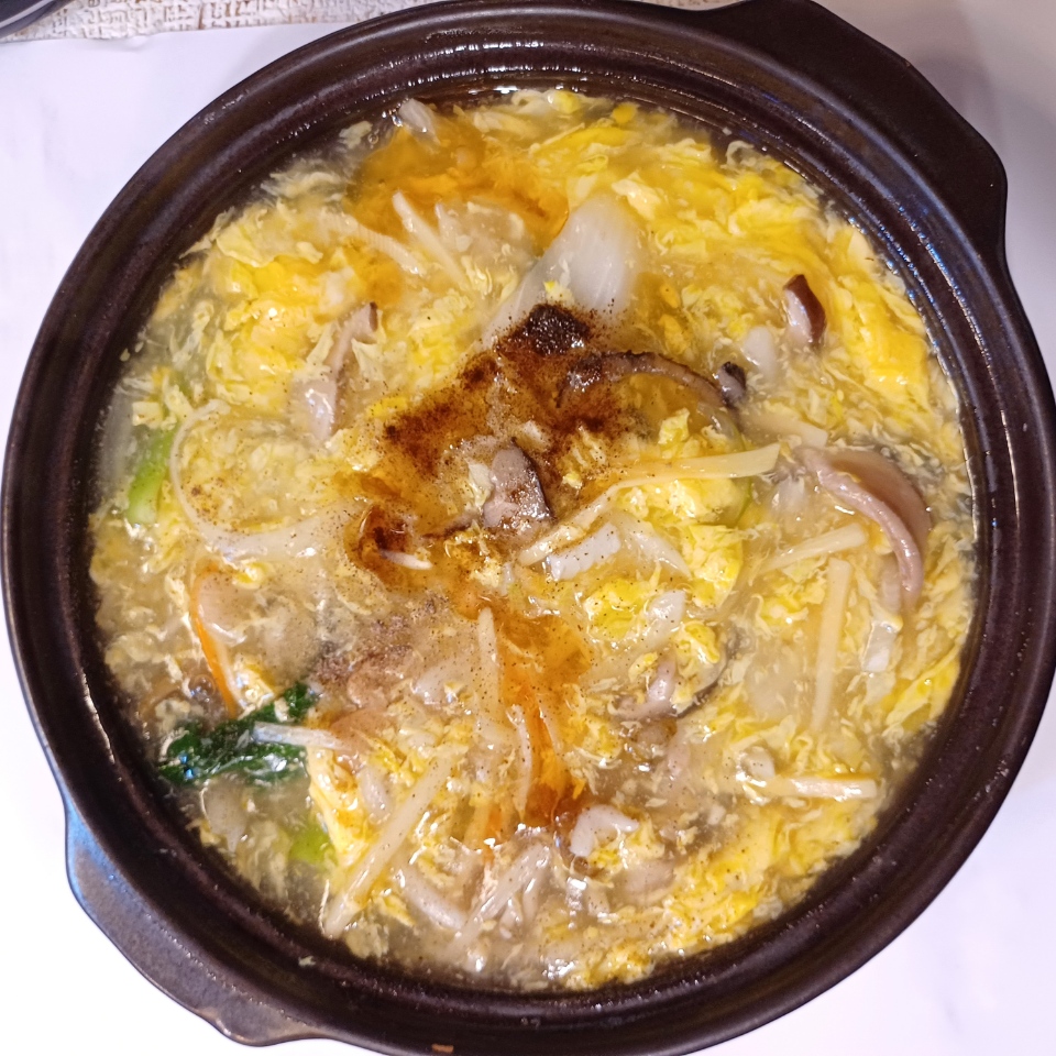 Seafood and Scorched Rice Soup