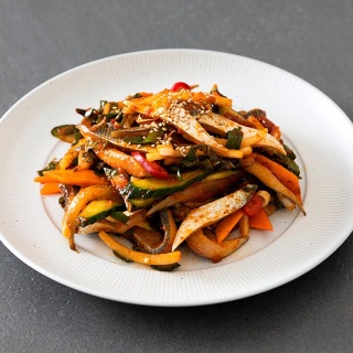 Sliced Raw Fish Salad
