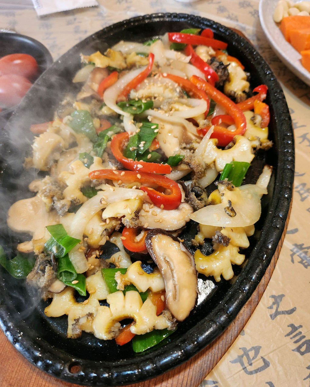 Grilled abalone