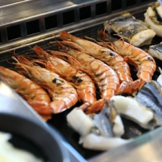 Grilled Eel and Shrimp