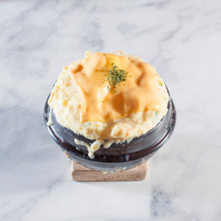 Steamed Eggs with Cheese