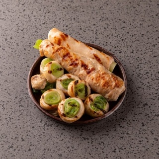 Grilled Intestines with Green Onion