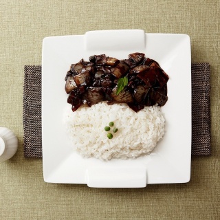 Black Bean Sauce with Rice