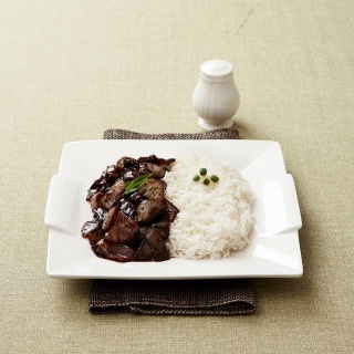 Black Bean Sauce with Rice
