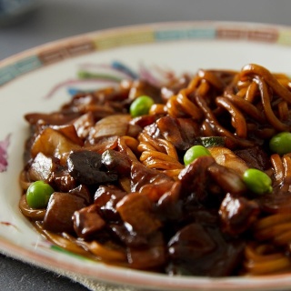 Seafood Jumbo Black Bean Sauce Noodles (For 2 People)