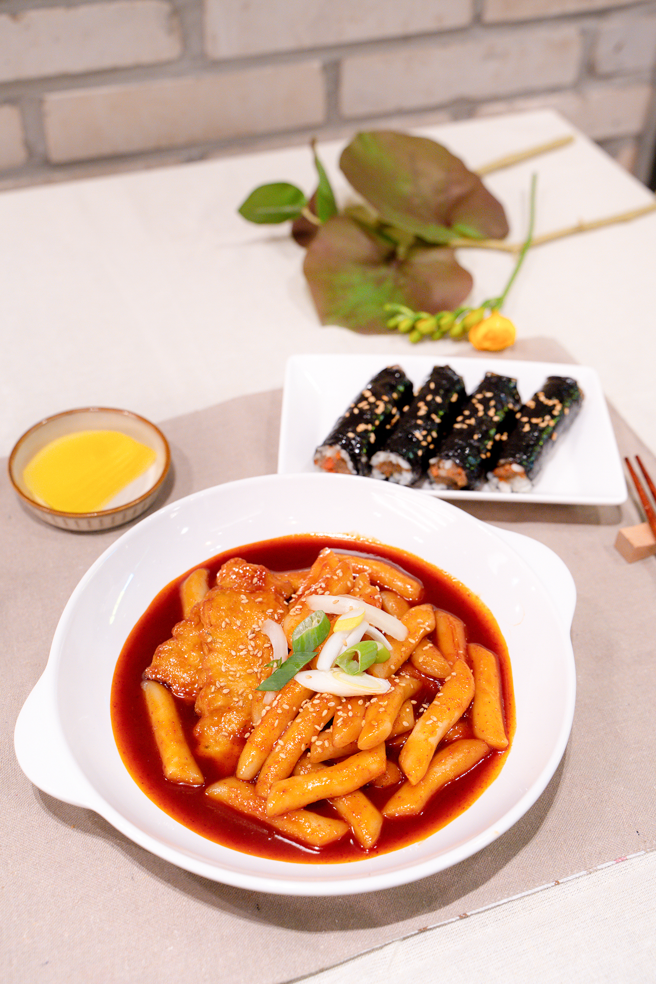 Mini Gimbap and Tteokbokki