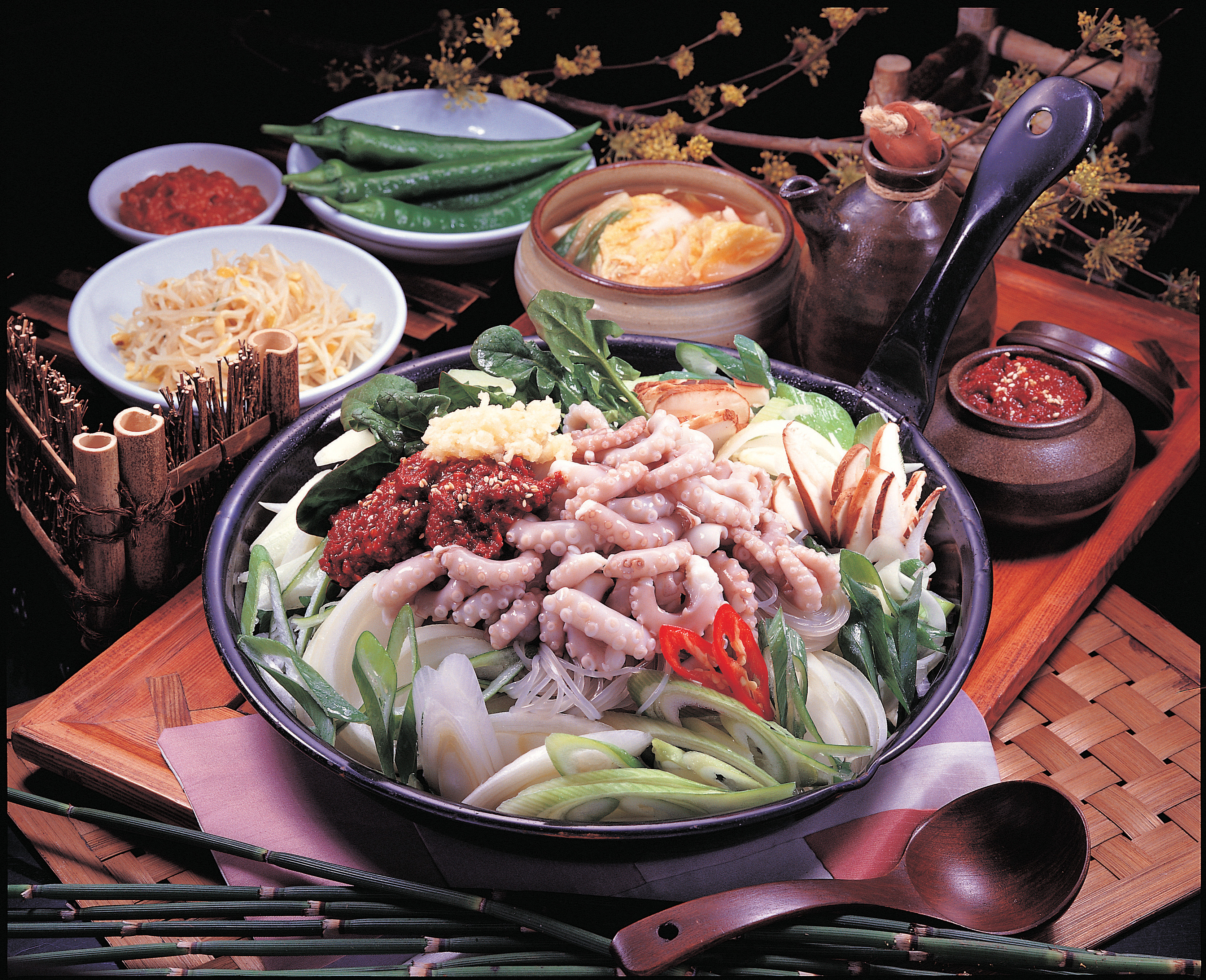Stir-fried Octopus + Steamed Rice