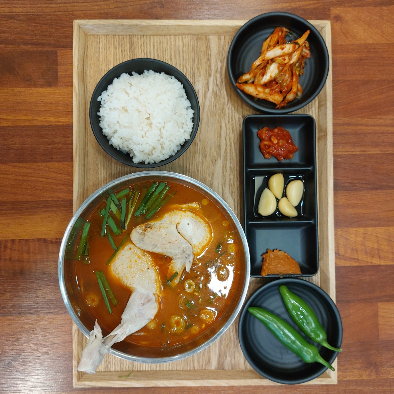 Spicy Half Chicken Soup