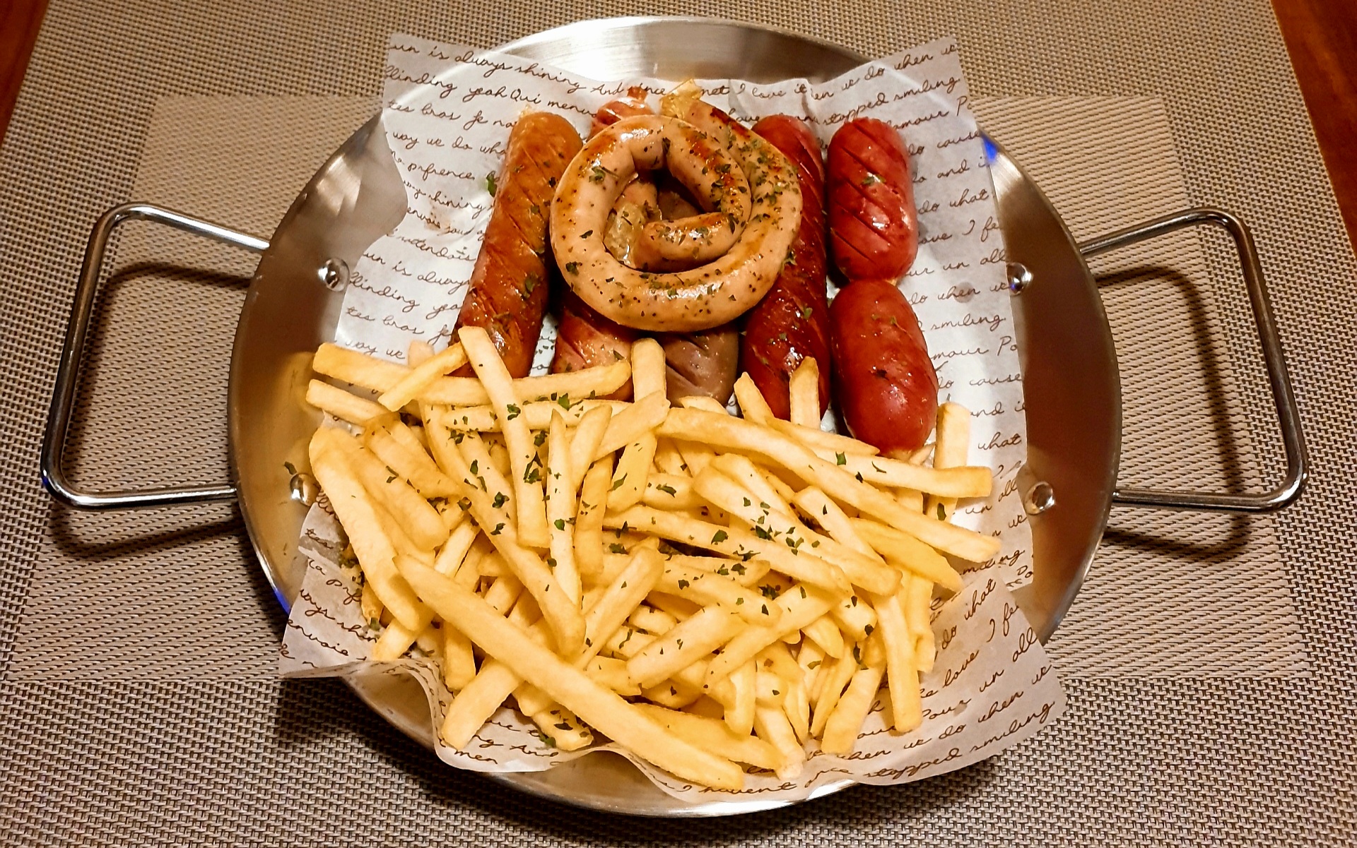 Assorted Sausage & French Fries