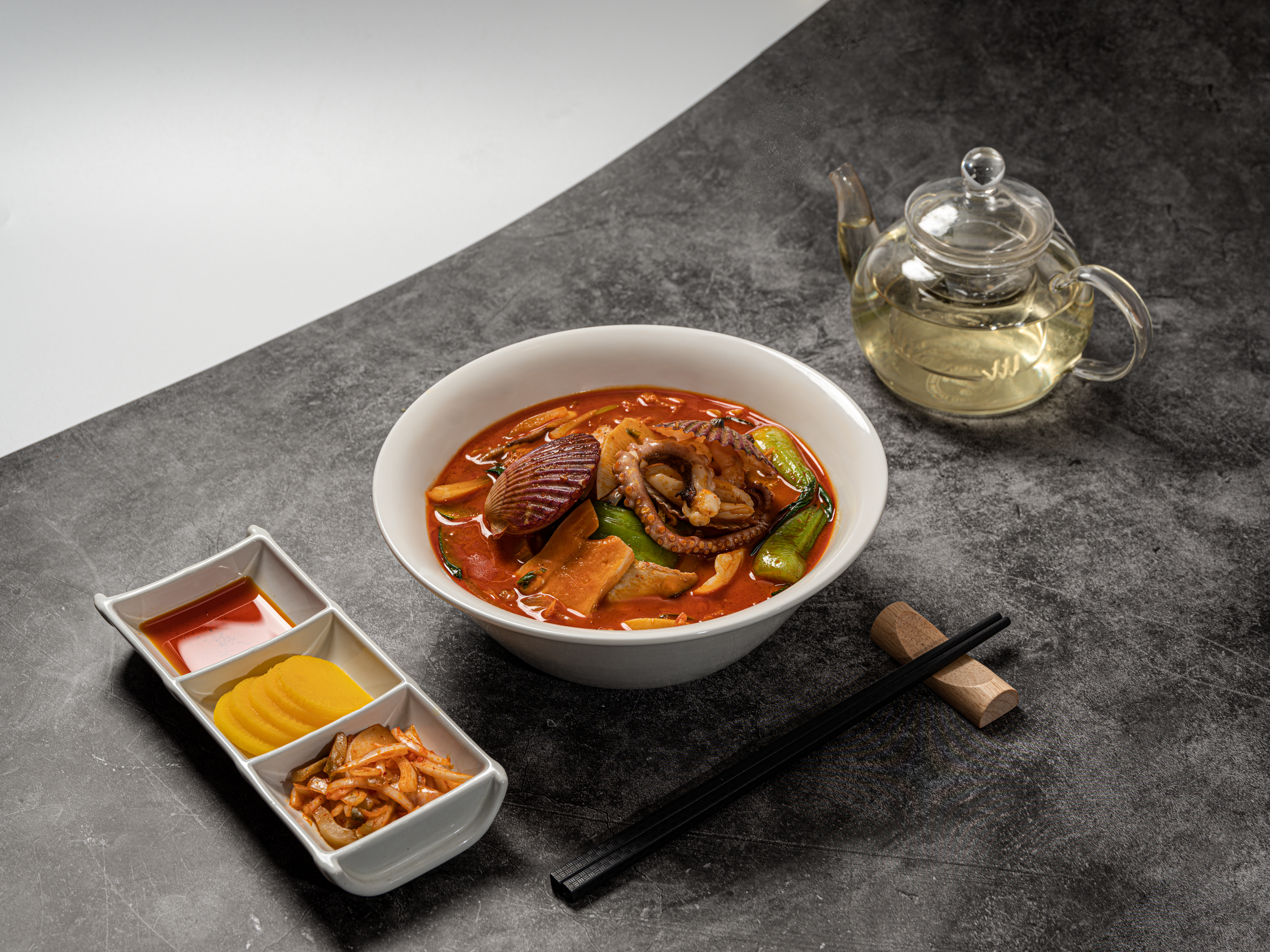 Three-delicacy Black Bean Paste Noodles