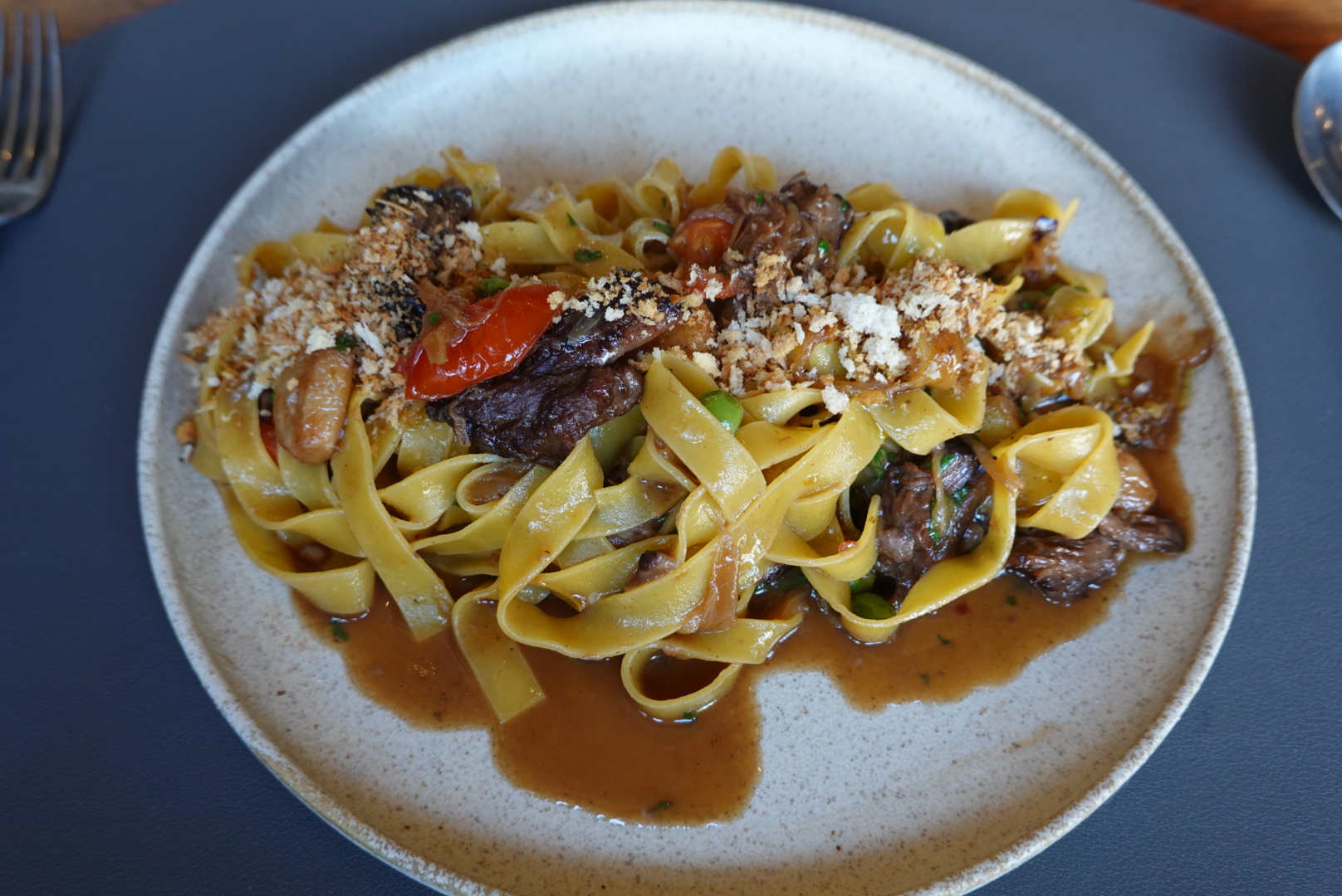 Southern Italian Neapolitan Original Ragu Tagliatelle