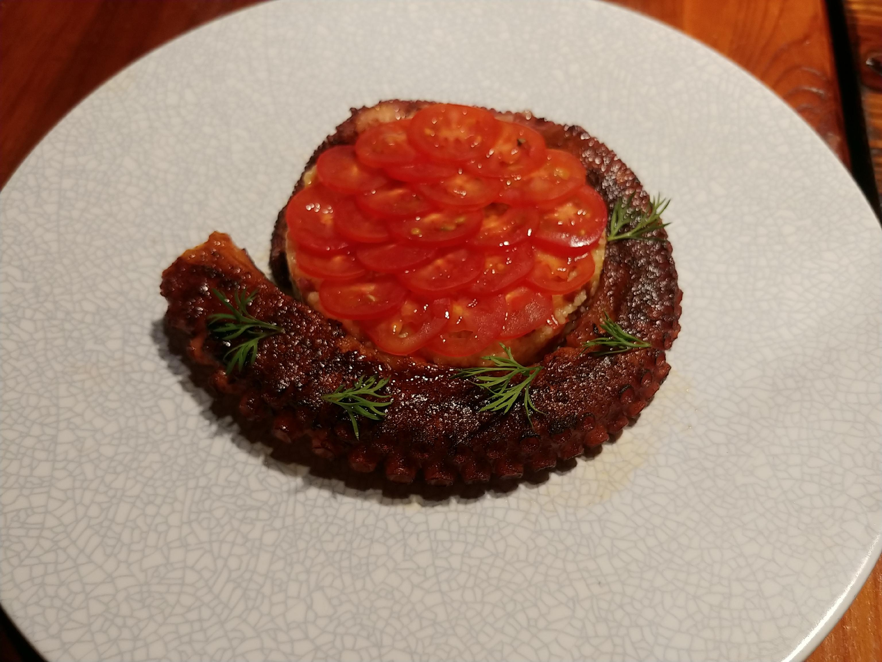 Charcoal Grilled Octopus & Couscous