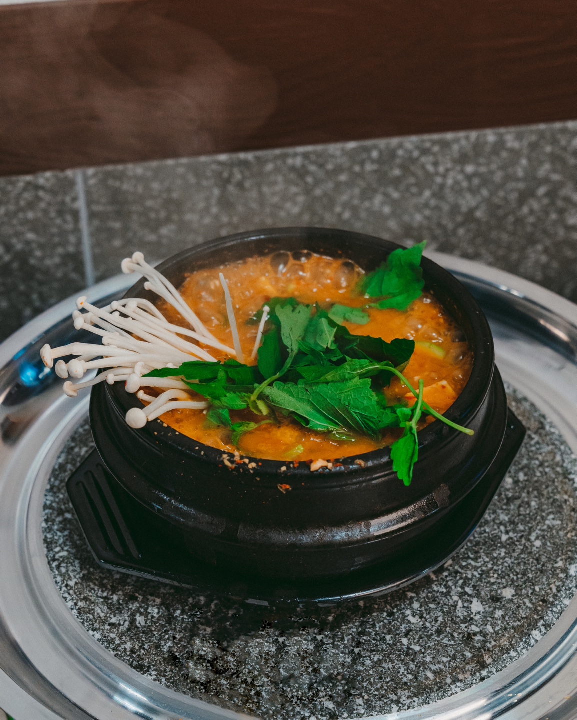 Soybean Paste with Local Korean Mint