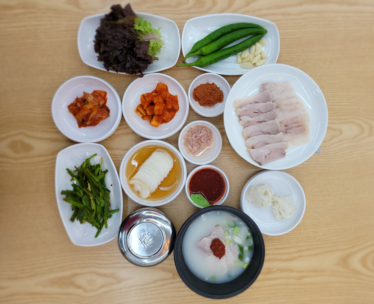 Boiled Pork Slices Set Menu