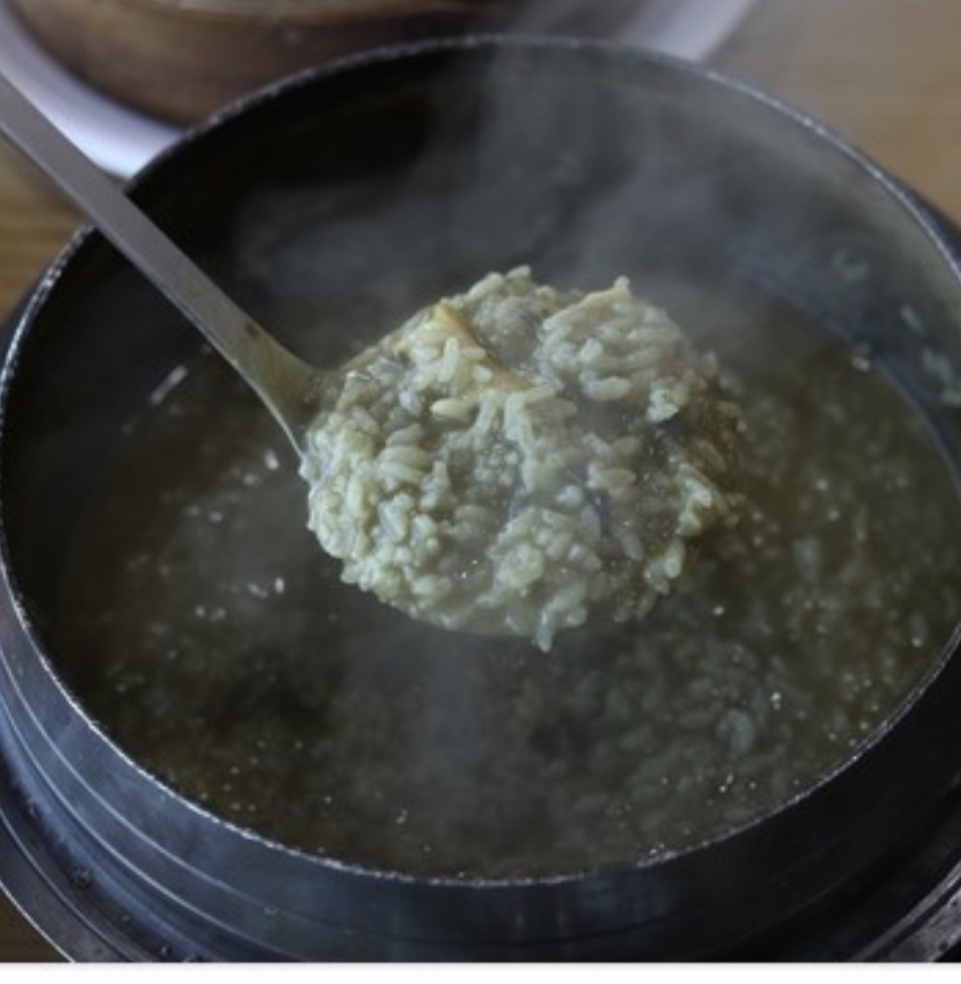Abalone porridge for one person