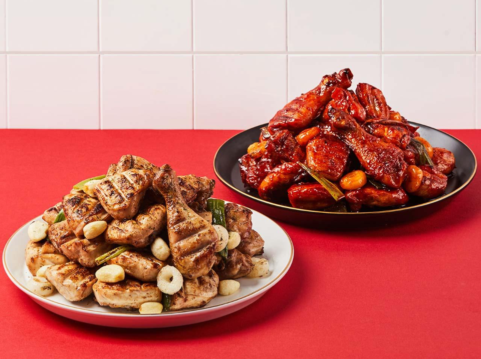 Charcoal-grilled Two Chicken