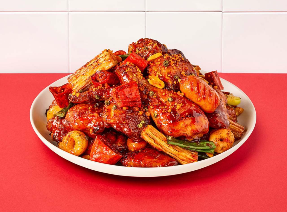 Charcoal-grilled Mala Chicken