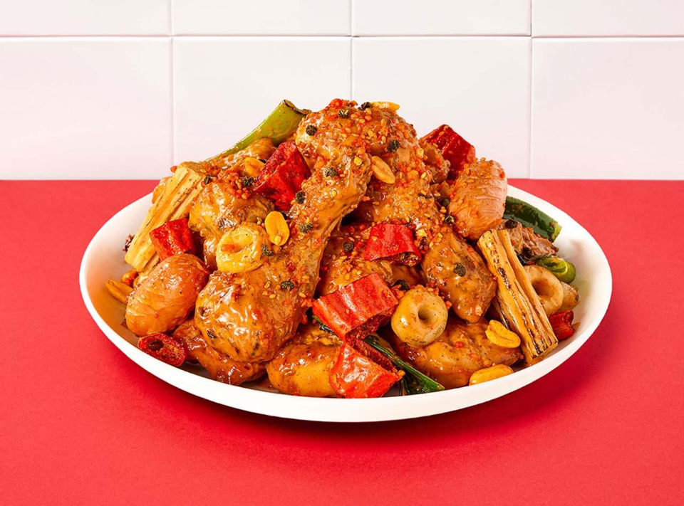 Charcoal-grilled Mala Rose Chicken