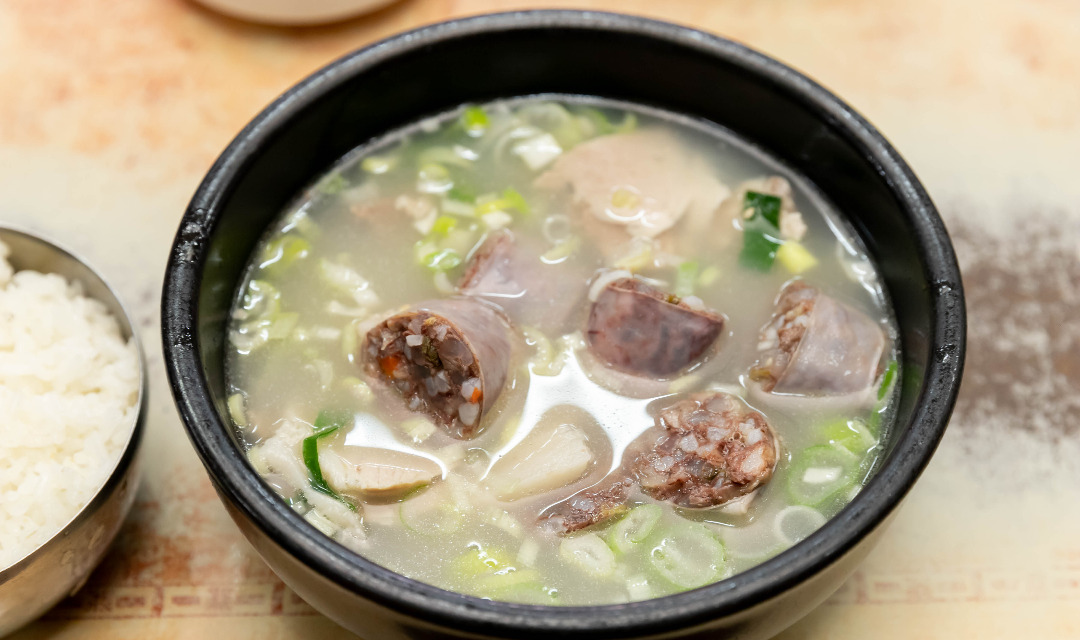 Sundae and Rice Soup