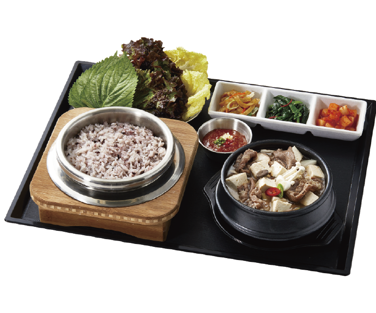 Cauldron Rice & Beef Brisket and Soybean Paste Jjigae