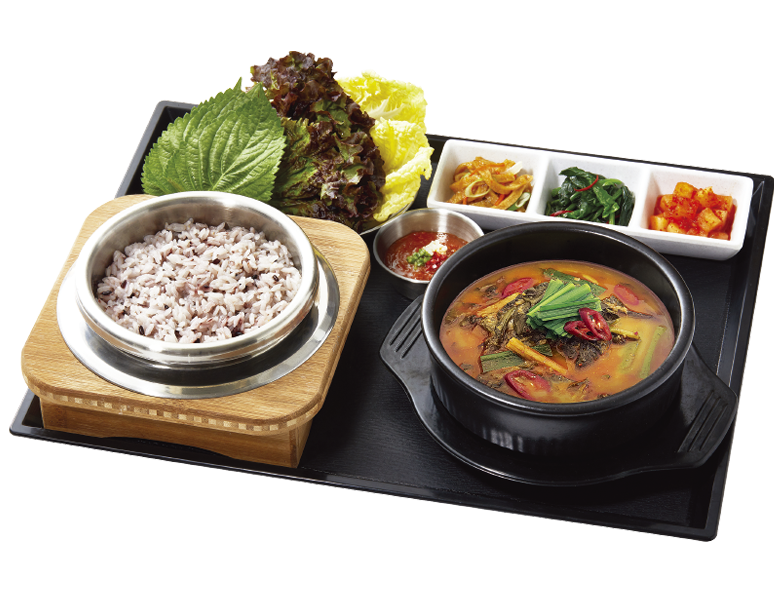 Cauldron Rice & Dried Radish Leaf and Loach Soup