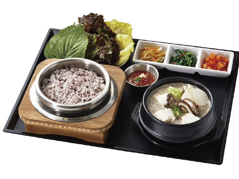 Cauldron Rice & Soft Bean Curd Jjigae with Perilla Seeds