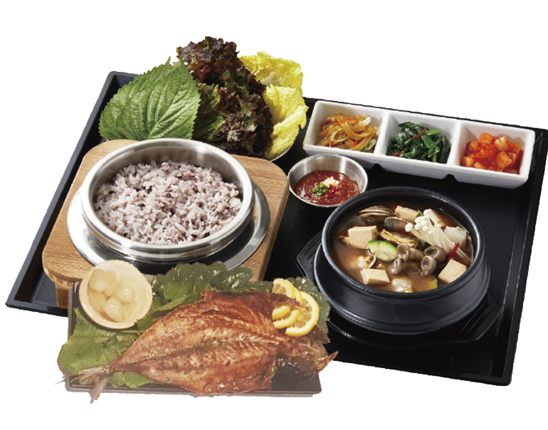 Cauldron Rice & Grilled Mackerel (Soybean Paste)