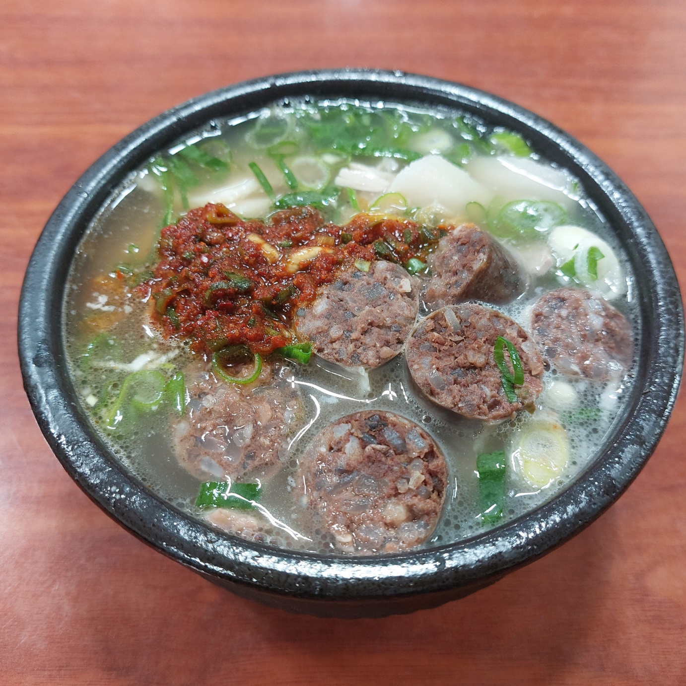 Sundae and Rice Soup