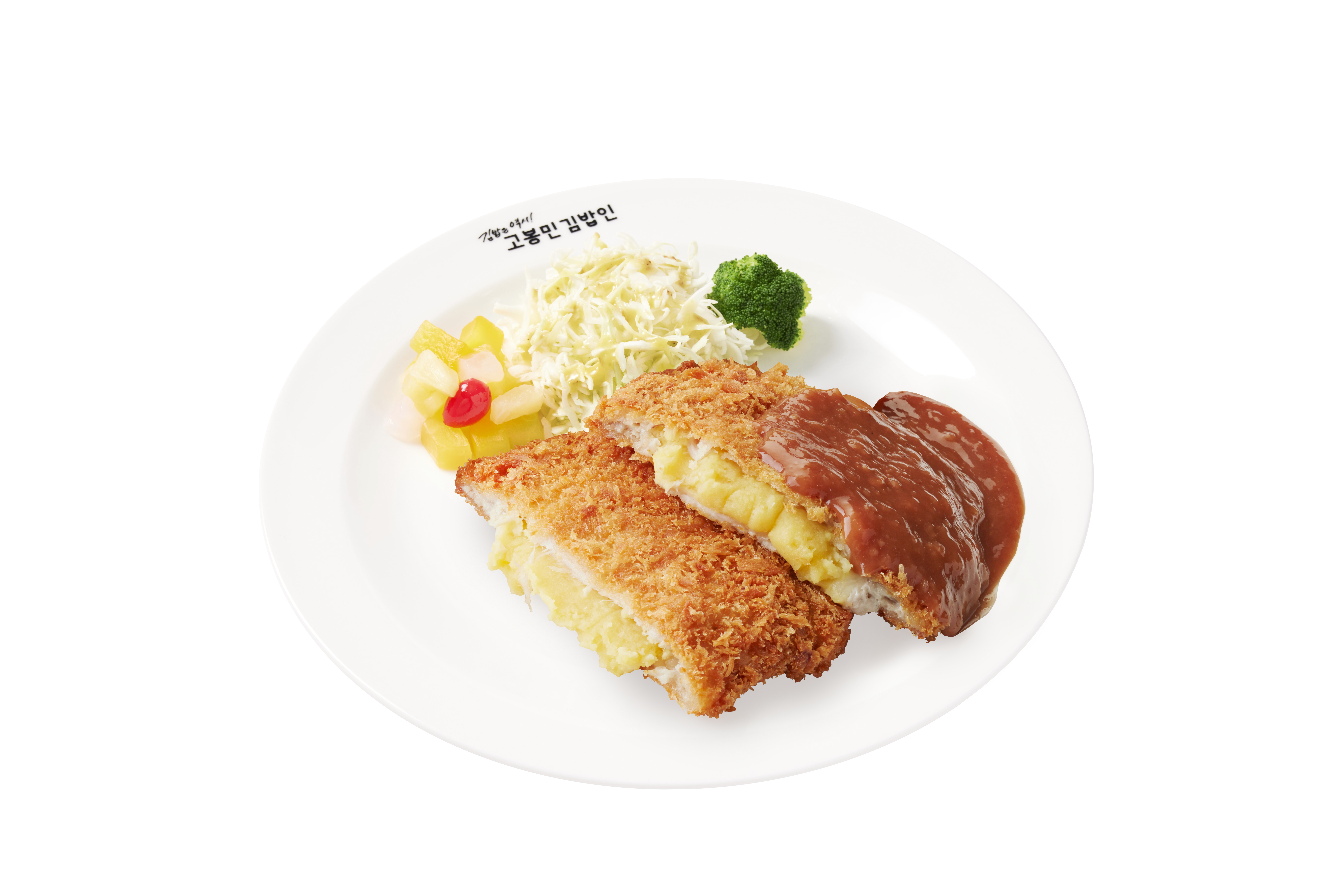 Sweet potato cheese pork cutlet