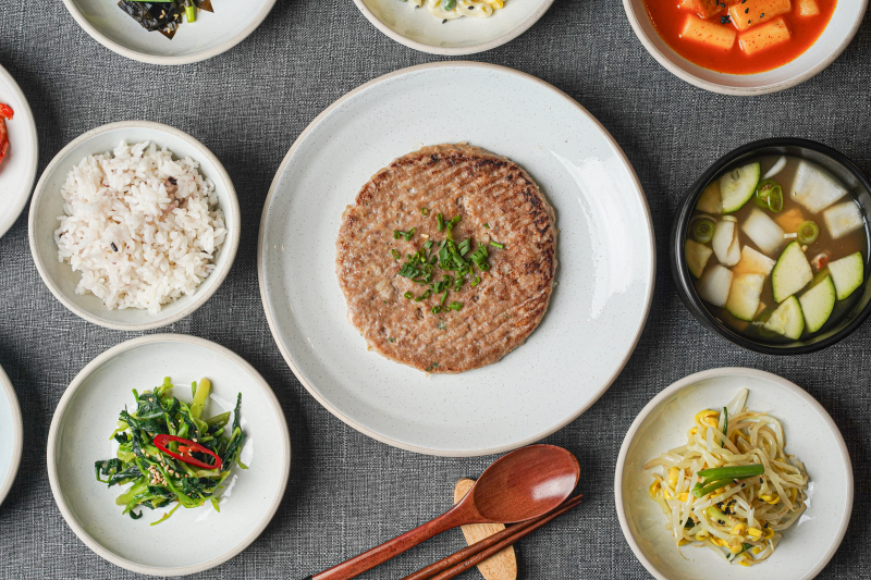 Grilled Short Rib Patties + Soybean Paste Jjigae Set Menu