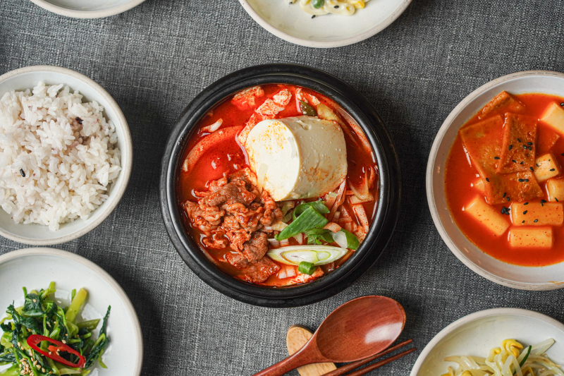 Beef and Soft Bean Curd Jjigae