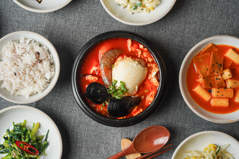 Seafood and Soft Bean Curd Jjigae