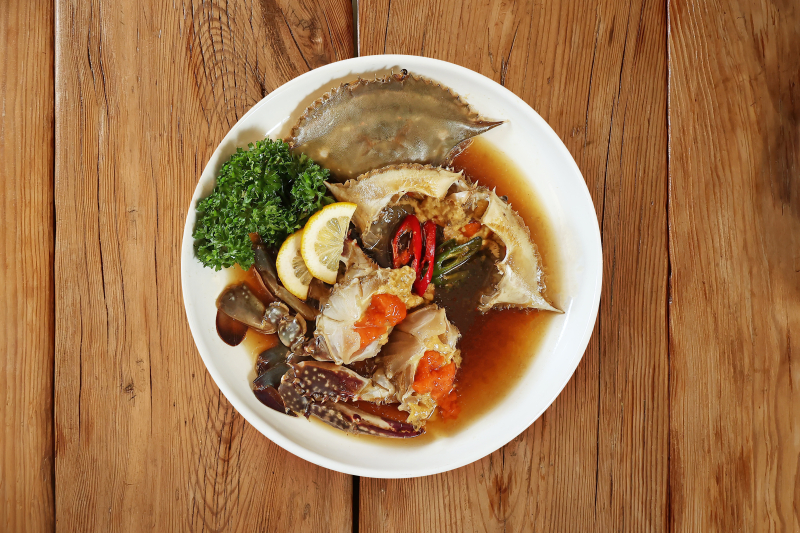 Soy Sauce Marinated Yellow Crab (8pcs)