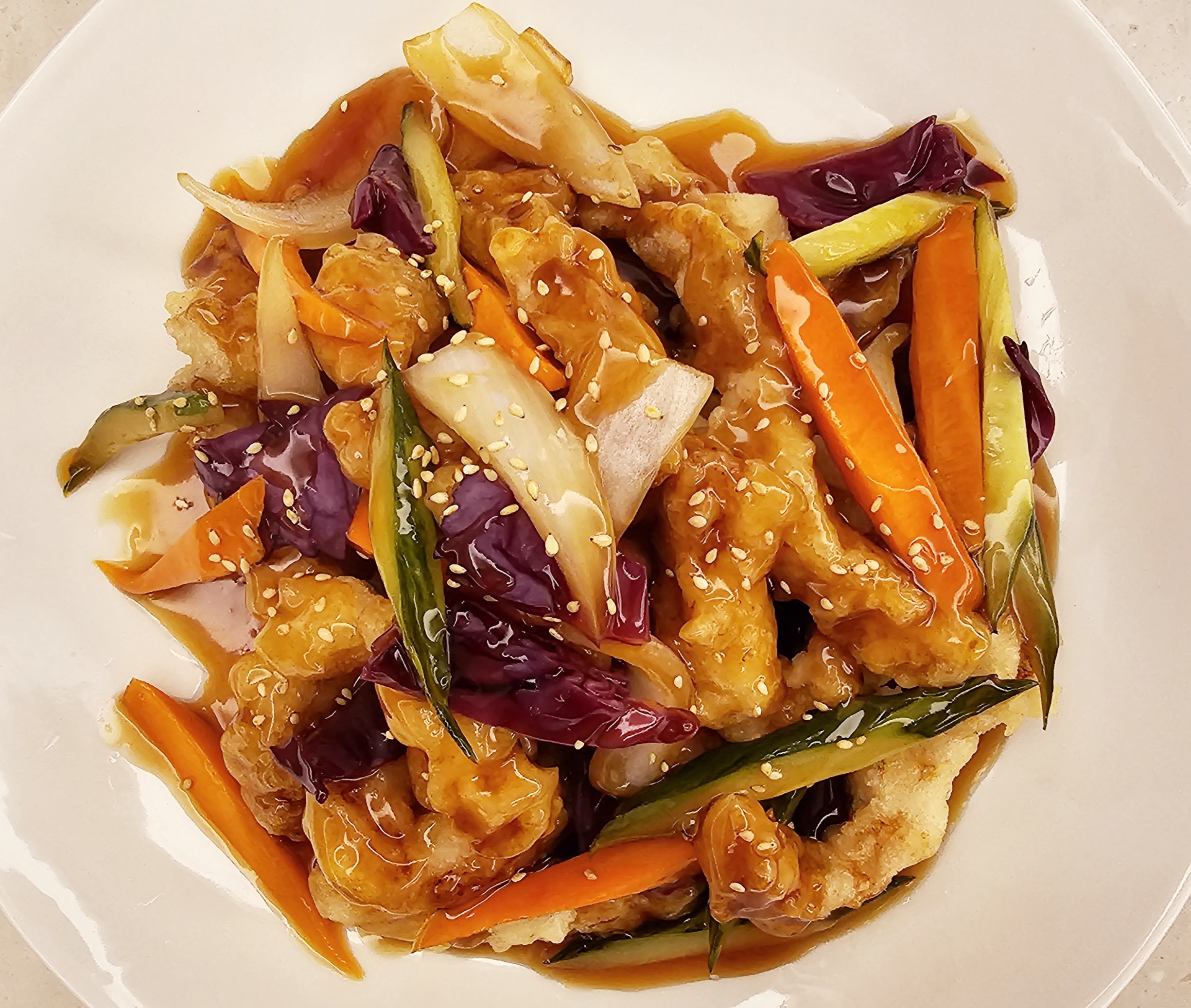 Deep-fried Pork with Sweet and Sour Sauce
