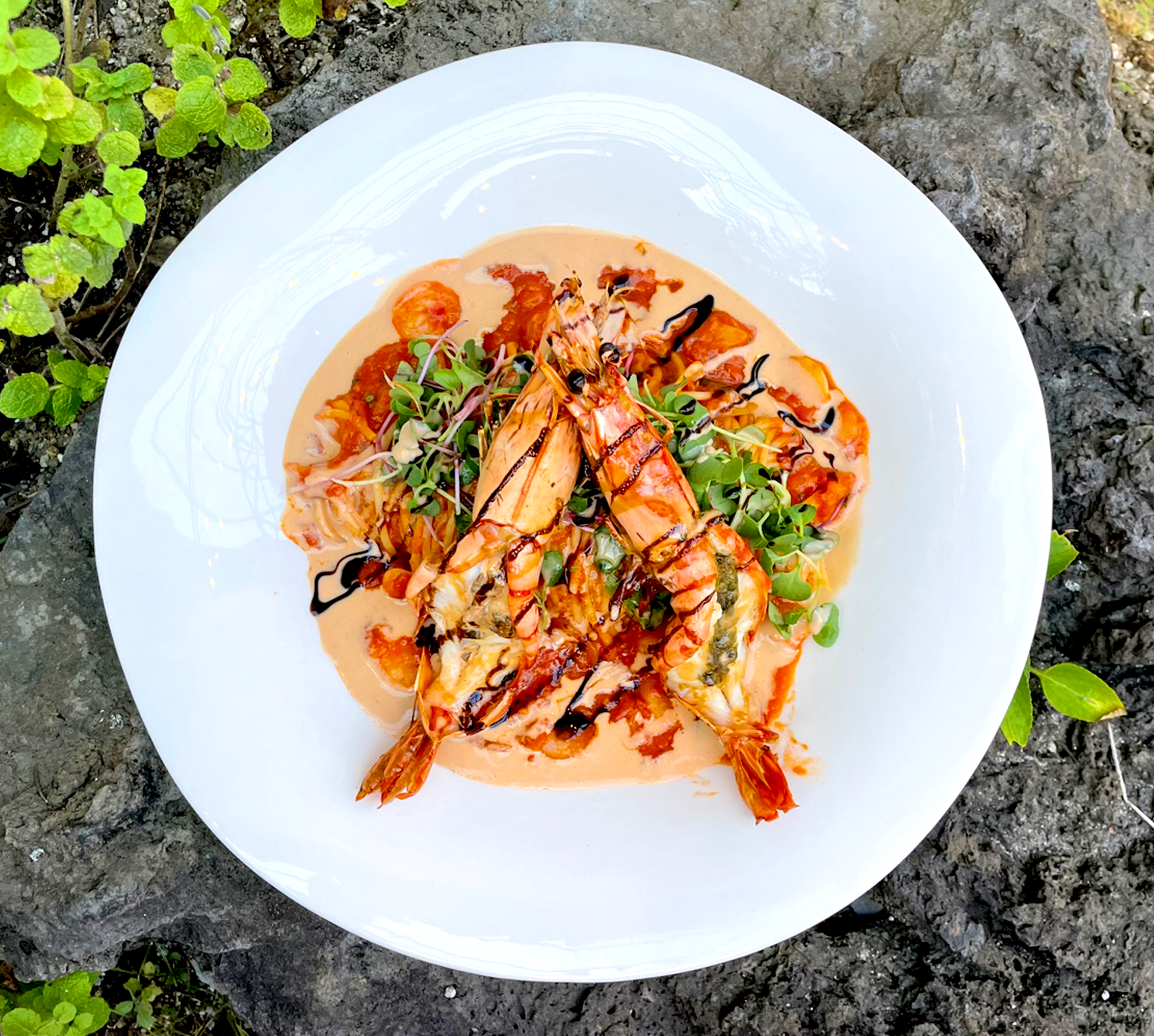 King Prawn Rose Spaghetti