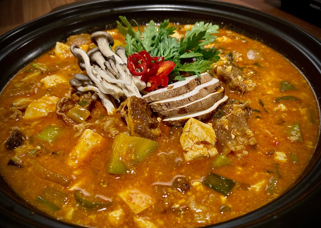 Soybean Paste and Rice Soup